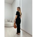 VESTIDO AURORA MIDI PRETO