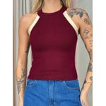 BLUSA ALANA CAVADA CHERRY RED