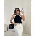 BLUSA ALANA CAVADA PRETA