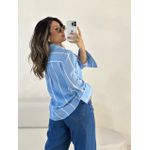 CAMISA MARINA LISTRADA AZUL