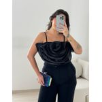 CROPPED LIDIA BABADOS PRETO