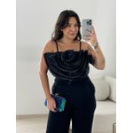 CROPPED LIDIA BABADOS PRETO