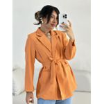 BLAZER MARIA CLARA FAIXA LARANJA