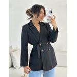 BLAZER MARIA CLARA FAIXA PRETO