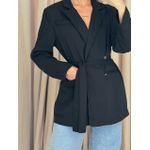 BLAZER MARIA CLARA FAIXA PRETO