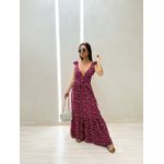 VESTIDO LEANDRA FLORAL FUCSIA