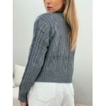 CONJUNTO LAÍS TOP CARDIGAN CINZA