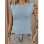 BLUSA MARIA PAULA TRICOT BABY BLUE