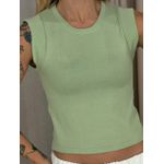 BLUSA MARIA PAULA TRICOT VERDE CLARO