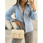 CAMISA FLÁVIA LISA BABY BLUE