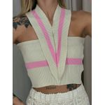 CROPPED BIANCA TRICOT BABY PINK