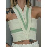 CROPPED BIANCA TRICOT VERDE CLARO