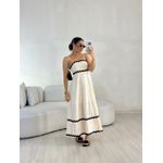 VESTIDO GABRIELA MIDI MARFIM