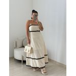 VESTIDO GABRIELA MIDI MARFIM