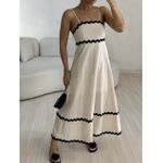 VESTIDO GABRIELA MIDI MARFIM