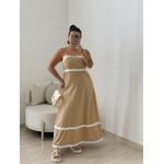 VESTIDO GABRIELA MIDI NUDE