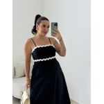 VESTIDO GABRIELA MIDI PRETO