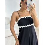 VESTIDO GABRIELA MIDI PRETO