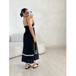 VESTIDO GABRIELA MIDI PRETO