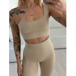 CONJUNTO GRAZIELA FITNESS CALÇA NUDE