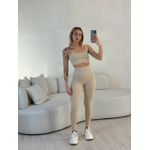 CONJUNTO GRAZIELA FITNESS CALÇA NUDE