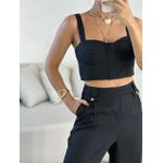 CONJUNTO RAFAELA TOP CALÇA PRETO