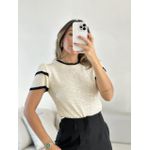 BLUSA SOFIA TRICOT PAETÊ MARFIM