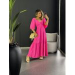 VESTIDO EDUARDA LONGO PINK