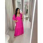 VESTIDO EDUARDA LONGO PINK