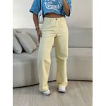 CALÇA MAIARA JEANS AMARELO MANTEIGA