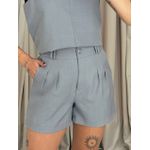 CONJUNTO GIOVANNA SHORT CINZA