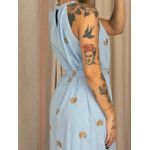 VESTIDO SOL LONGO AZUL