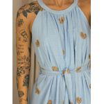 VESTIDO SOL LONGO AZUL