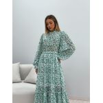 VESTIDO LONGO ONÇA VERDE