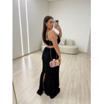 VESTIDO MAYA COSTAS ABERTA PRETO