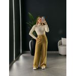 CALÇA OLIVIA PANTALONA OCRE