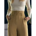 CALÇA OLIVIA PANTALONA OCRE