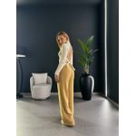 CALÇA OLIVIA PANTALONA OCRE