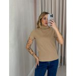 BLUSA JOSI CANELADA GOLA NUDE