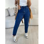 CALÇA MARINA JEANS MOM JEANS ESCURO