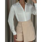 CAMISA ACETINADA BRANCA