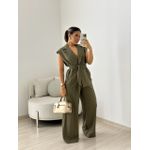 CONJUNTO STELA CALÇA VERDE OLIVA