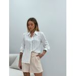 CAMISA IARA LISTRADA NUDE