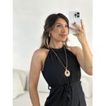 VESTIDO DAIANA LONGUETE PRETO