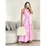 VESTIDO DAIANA LONGUETE ROSA