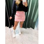 SHORT SAIA LINHO Rosa