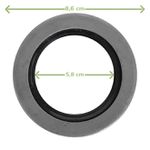 RETENTOR TRANSMISSAO DIFERENCIAL MF55 X A295/1860954/02267/ 85X60X24 - SABÓ/ARCA/WYLERSON/GBR/SAV/ERM