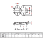 CORRENTE CA 550 K1 4X4 (VENDA POR METRO)