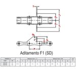 CORRENTE CA 550 F1 4X4 ABAS DOS DOIS LADOS (VENDA POR METRO)