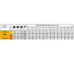 BICO PONTA DE CERÂMICA DEFLETOR AMARELO MJ066 TK-1 MDC-1 130°